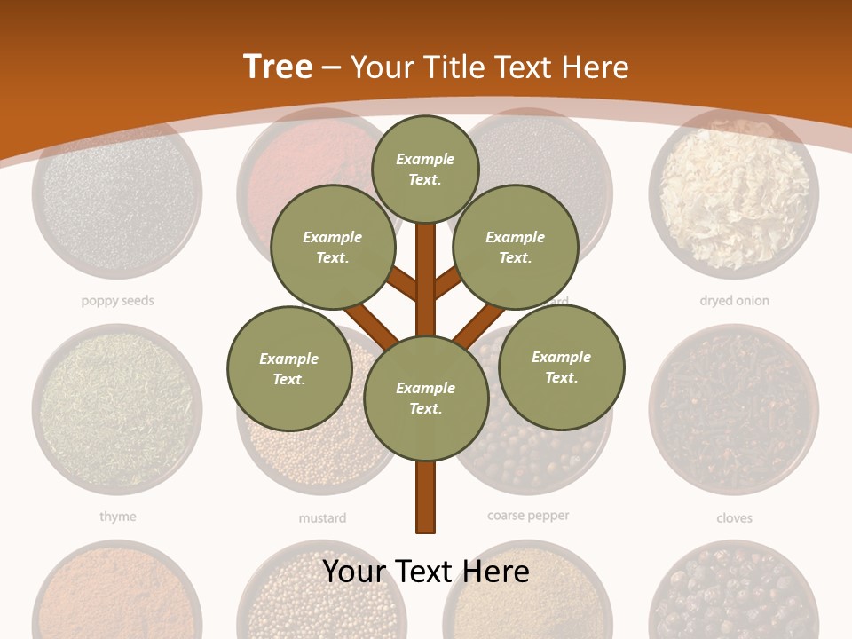 Gourmet Recipe Coriander PowerPoint Template