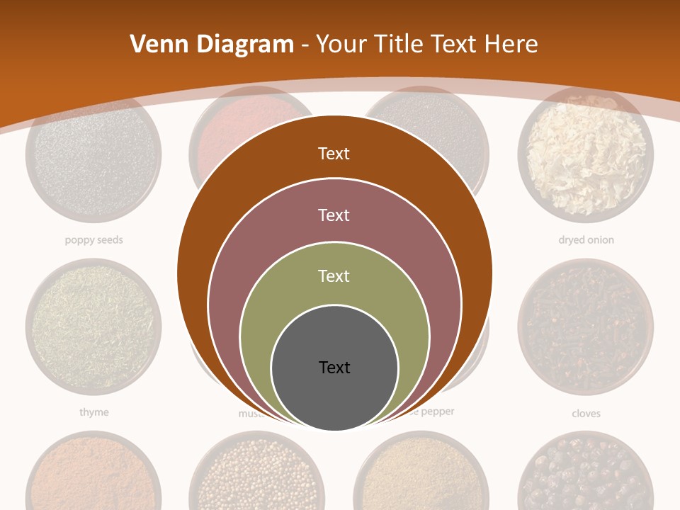 Gourmet Recipe Coriander PowerPoint Template
