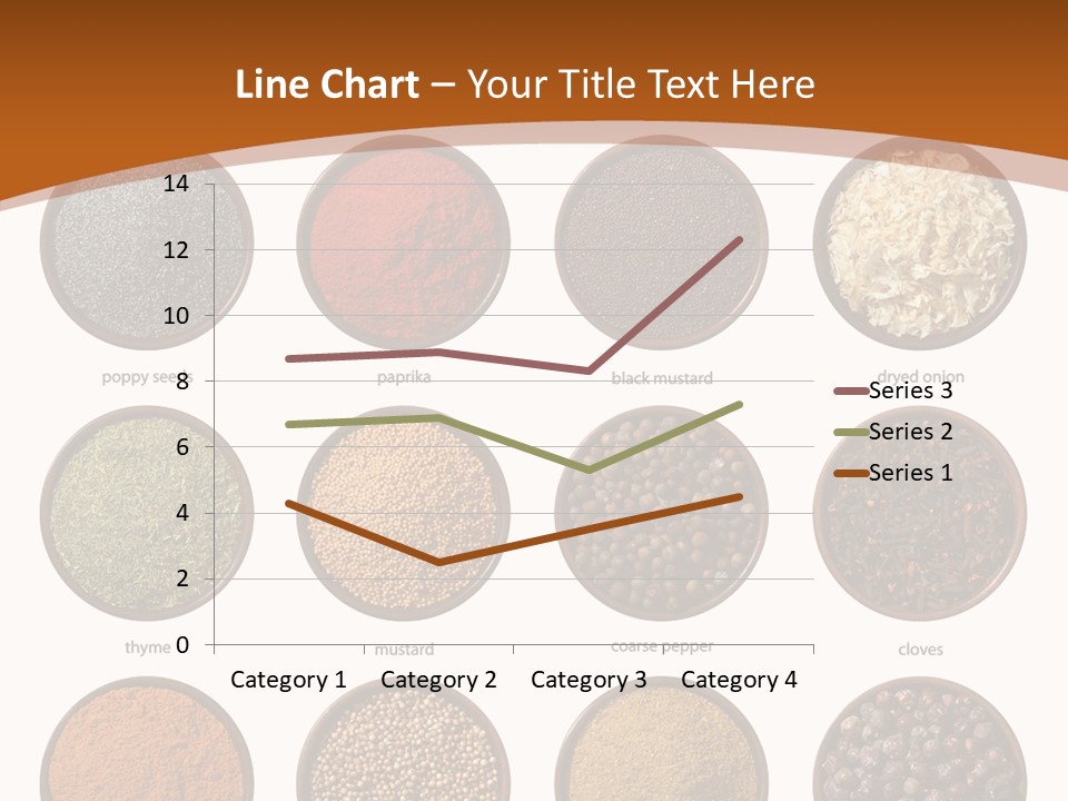 Gourmet Recipe Coriander PowerPoint Template