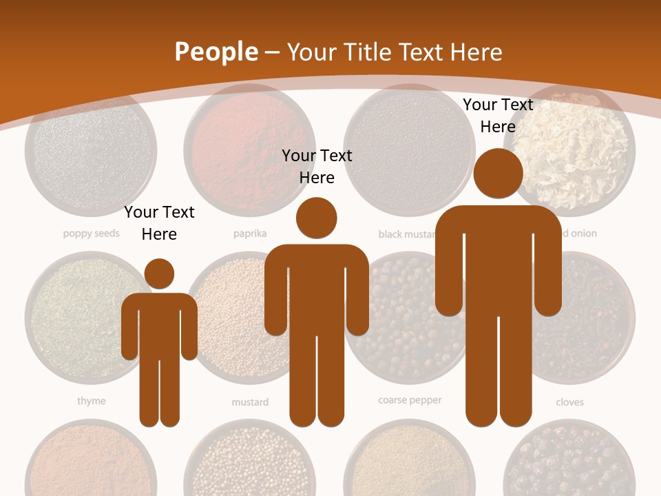 Gourmet Recipe Coriander PowerPoint Template