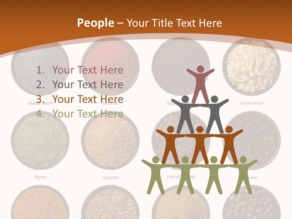 Gourmet Recipe Coriander PowerPoint Template