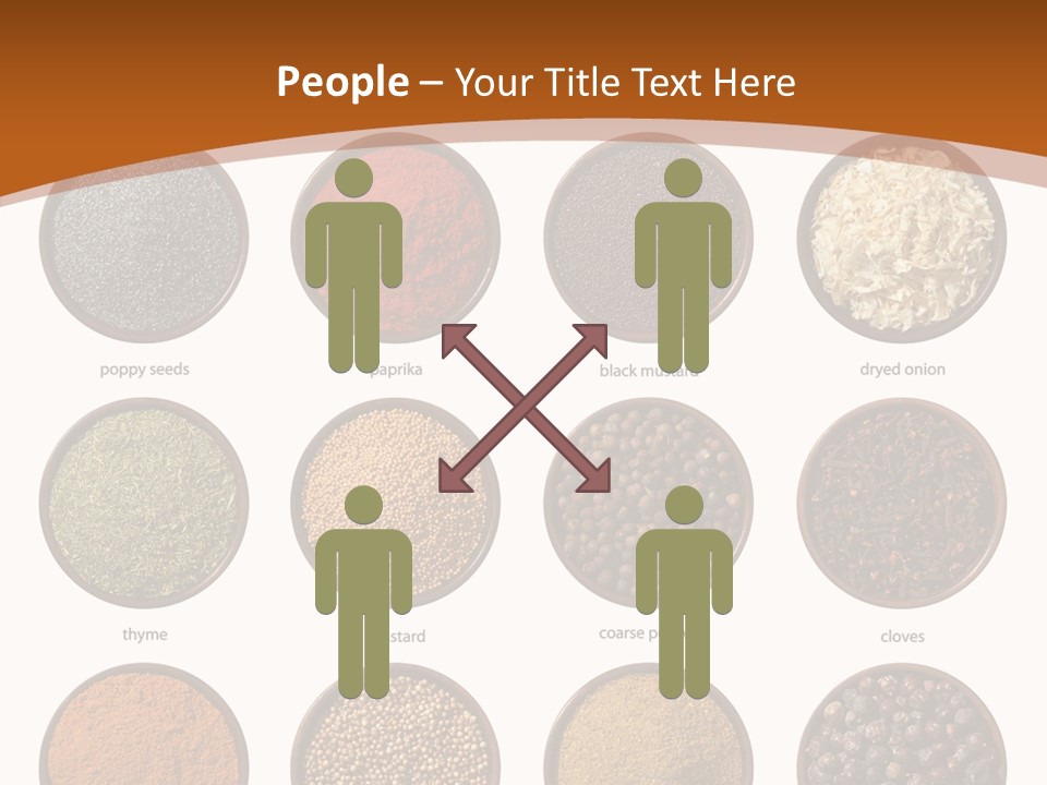 Gourmet Recipe Coriander PowerPoint Template