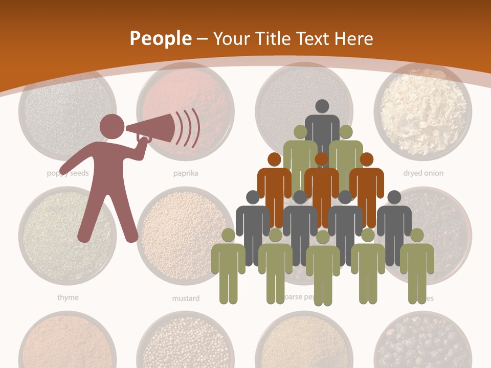 Gourmet Recipe Coriander PowerPoint Template