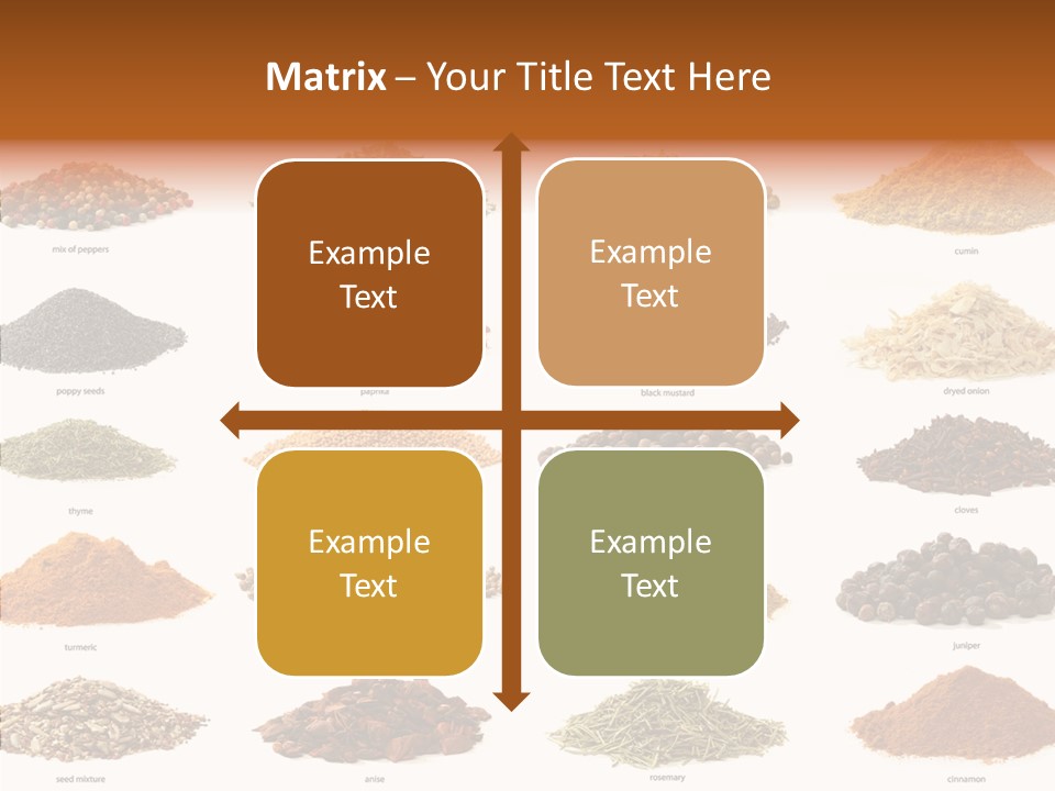 Pepper Onion Cumin PowerPoint Template