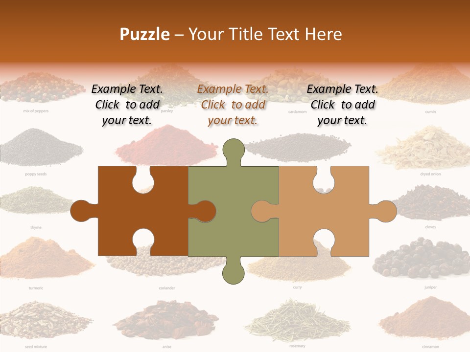 Pepper Onion Cumin PowerPoint Template