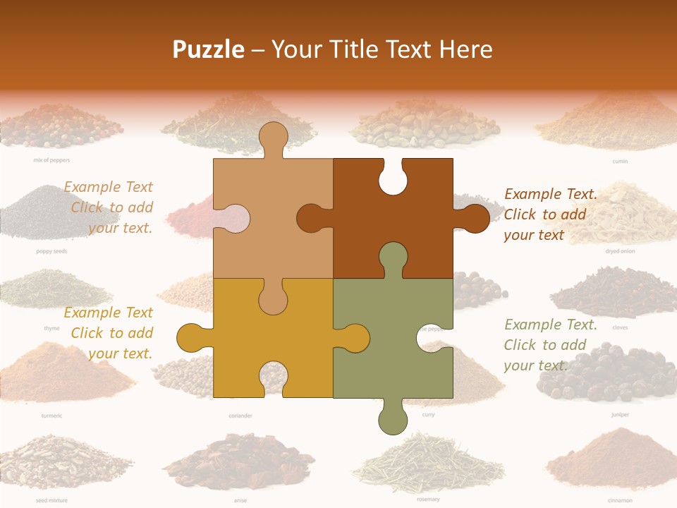 Pepper Onion Cumin PowerPoint Template