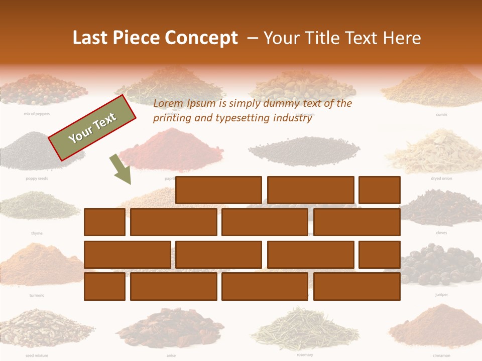 Pepper Onion Cumin PowerPoint Template