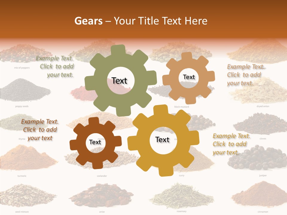 Pepper Onion Cumin PowerPoint Template