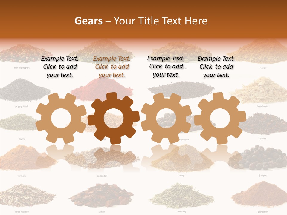 Pepper Onion Cumin PowerPoint Template