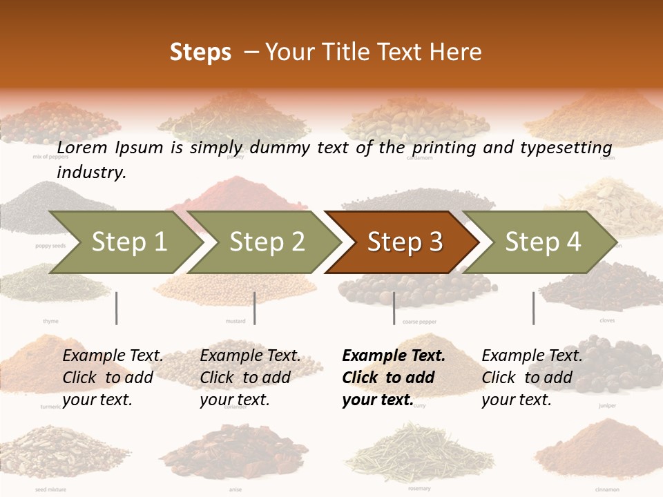 Pepper Onion Cumin PowerPoint Template
