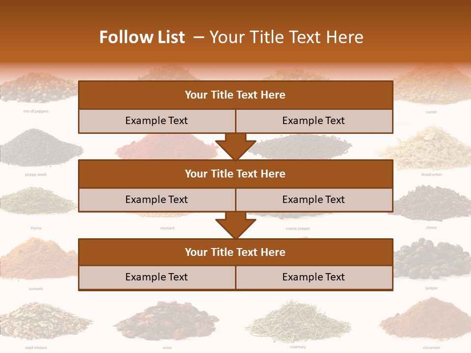 Pepper Onion Cumin PowerPoint Template