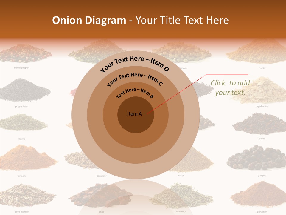 Pepper Onion Cumin PowerPoint Template