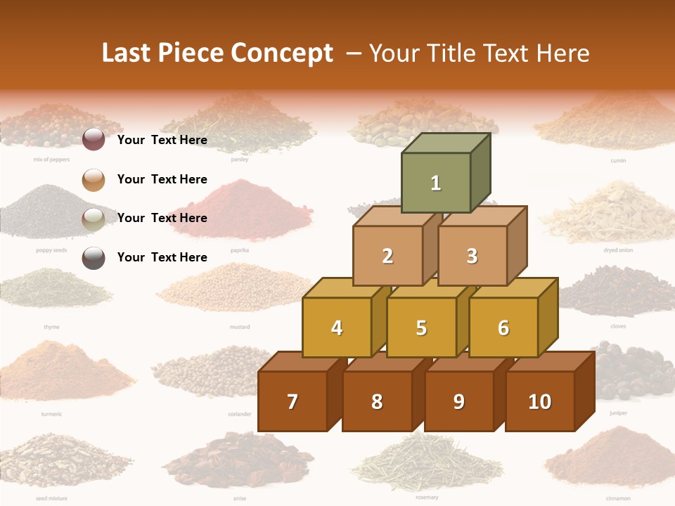 Pepper Onion Cumin PowerPoint Template