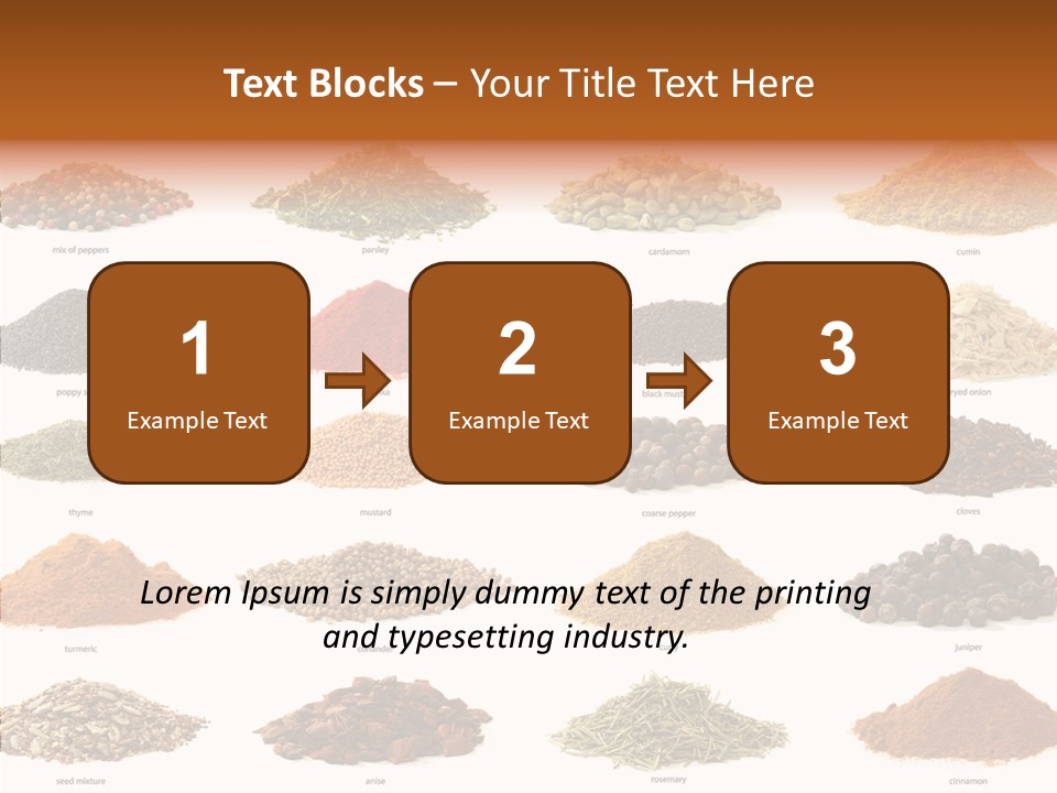 Pepper Onion Cumin PowerPoint Template