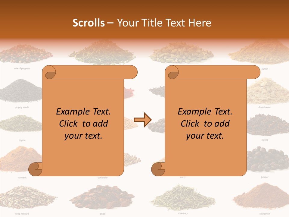 Pepper Onion Cumin PowerPoint Template