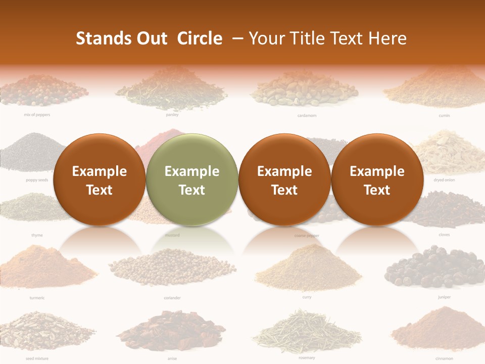 Pepper Onion Cumin PowerPoint Template