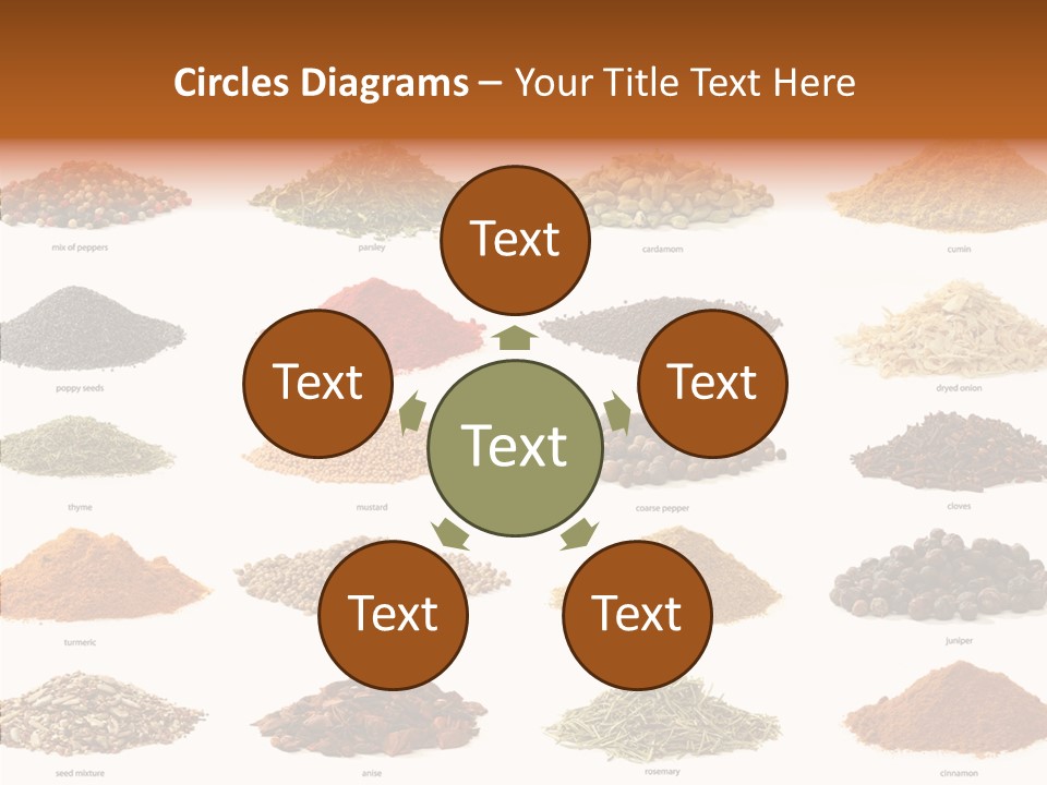 Pepper Onion Cumin PowerPoint Template