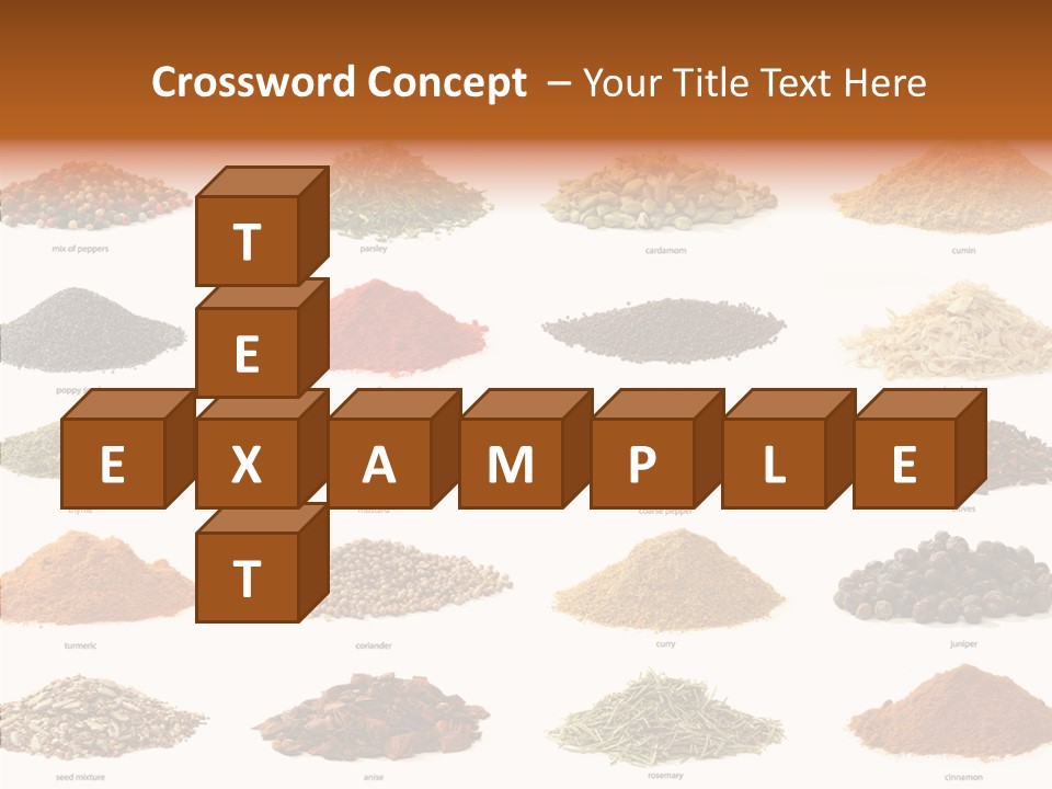 Pepper Onion Cumin PowerPoint Template