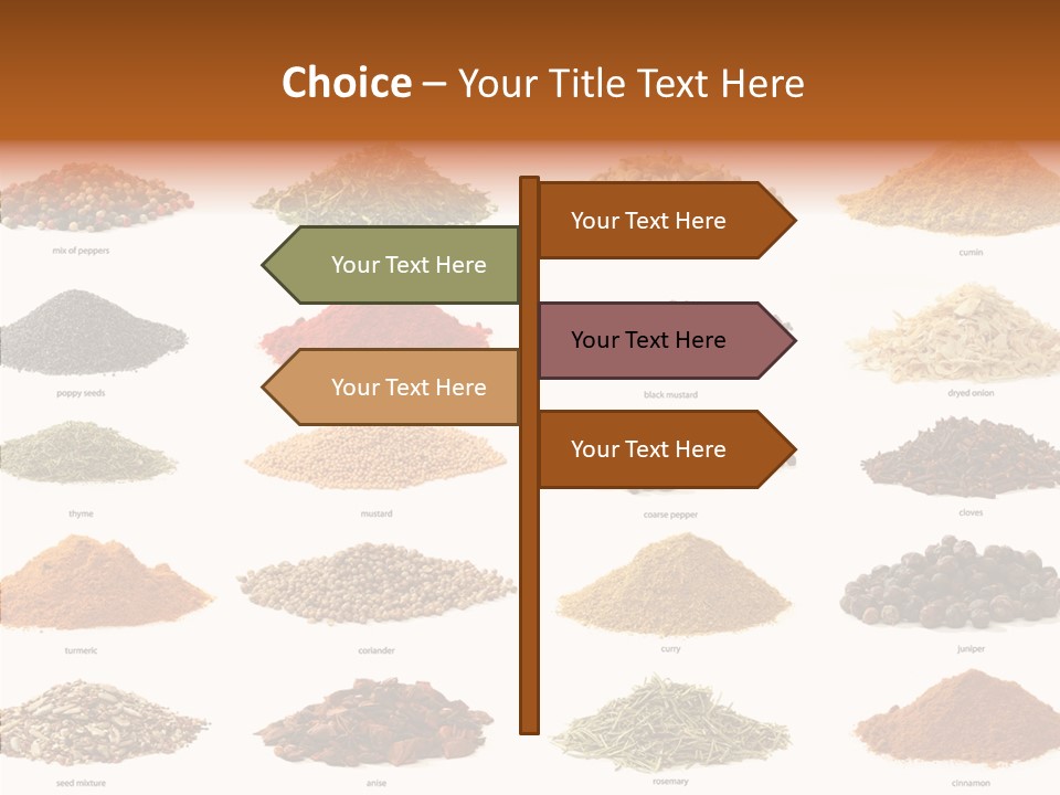 Pepper Onion Cumin PowerPoint Template