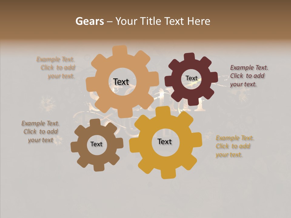 Industrial Mechanism Design PowerPoint Template