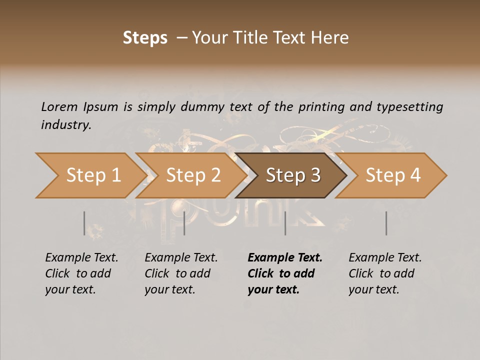 Industrial Mechanism Design PowerPoint Template