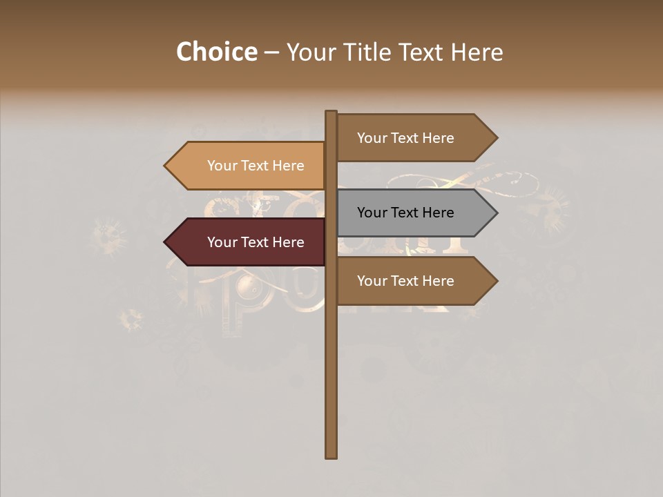 Industrial Mechanism Design PowerPoint Template