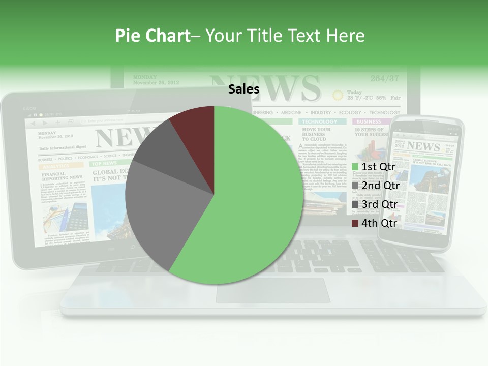 Tablet Digital Data PowerPoint Template