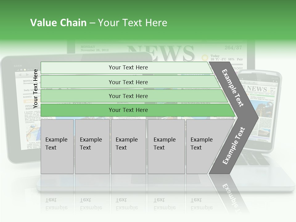 Tablet Digital Data PowerPoint Template