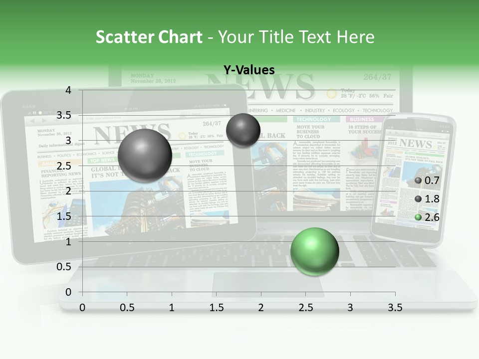 Tablet Digital Data PowerPoint Template