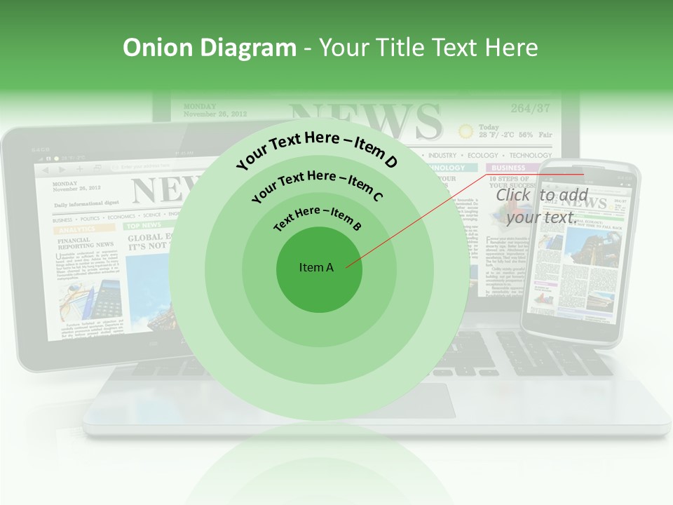 Tablet Digital Data PowerPoint Template