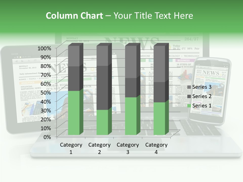 Tablet Digital Data PowerPoint Template