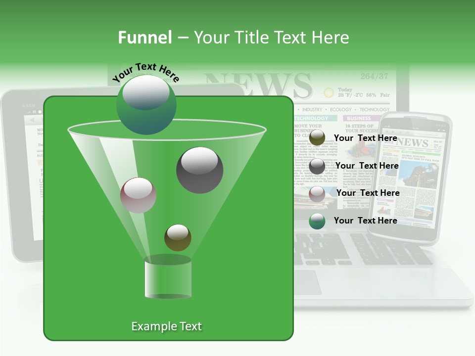 Tablet Digital Data PowerPoint Template