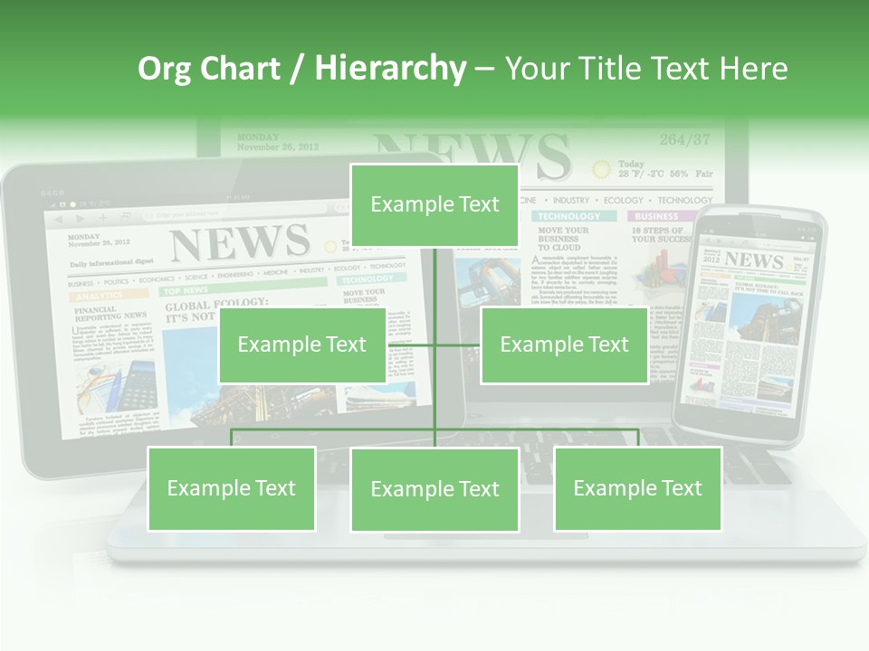 Tablet Digital Data PowerPoint Template