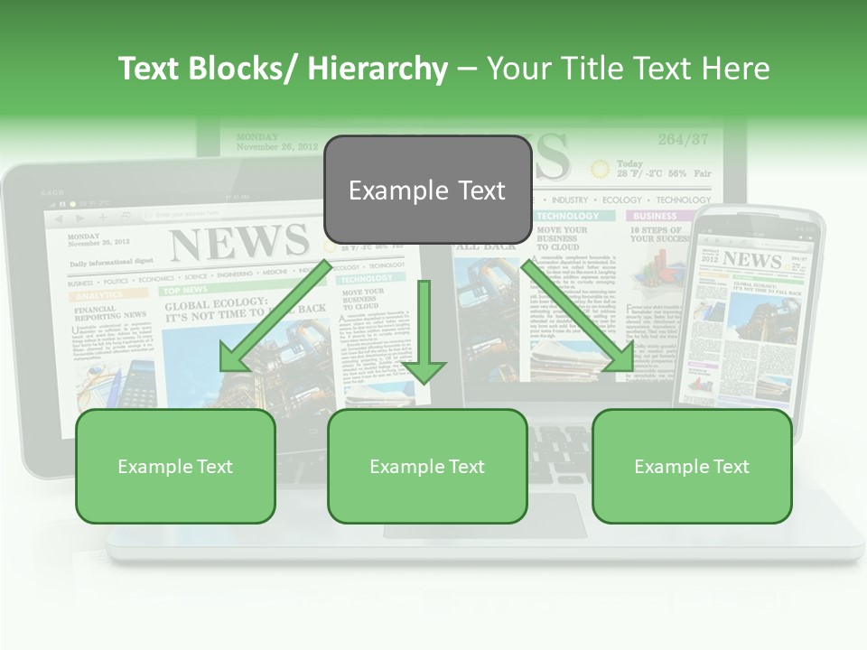 Tablet Digital Data PowerPoint Template