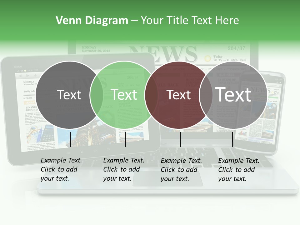 Tablet Digital Data PowerPoint Template