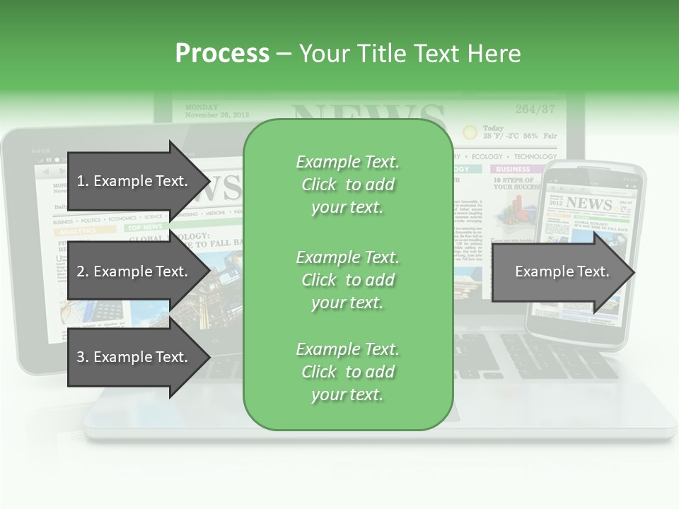 Tablet Digital Data PowerPoint Template