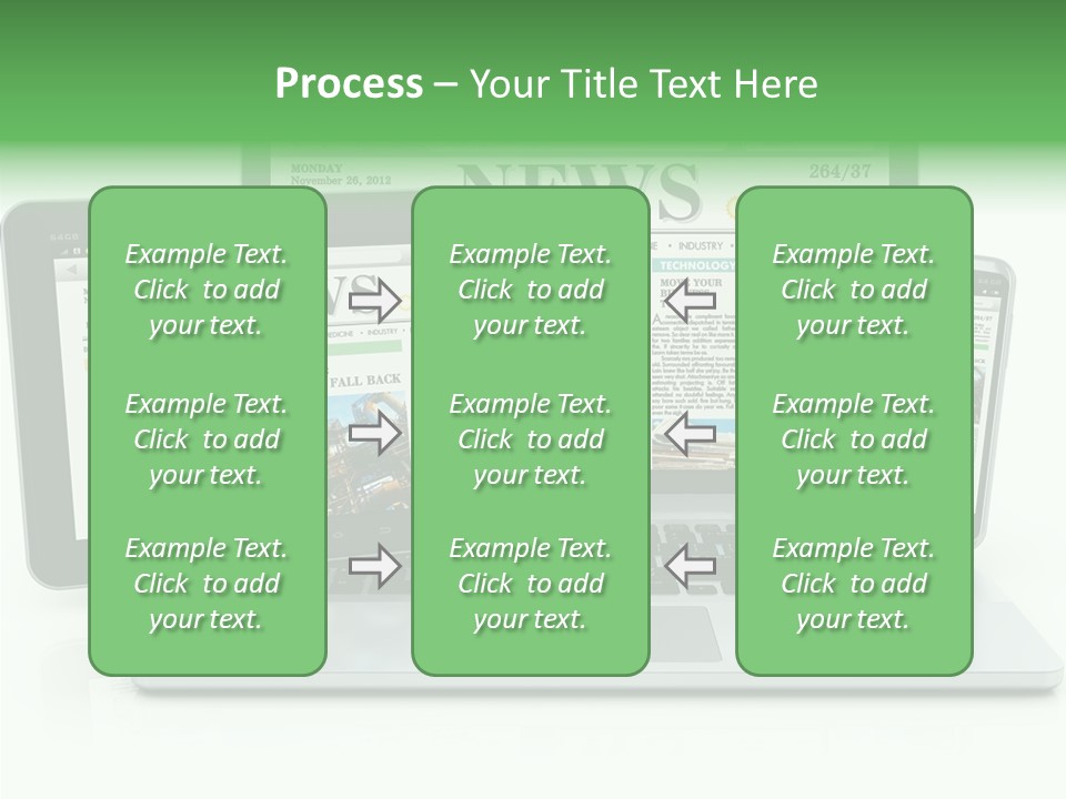 Tablet Digital Data PowerPoint Template