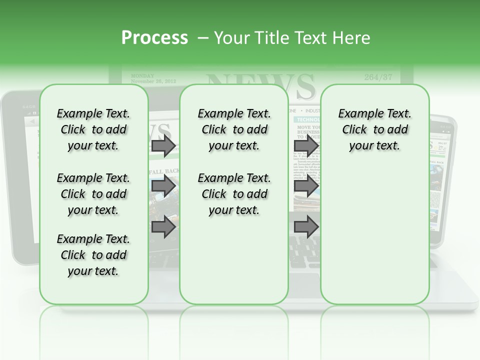 Tablet Digital Data PowerPoint Template