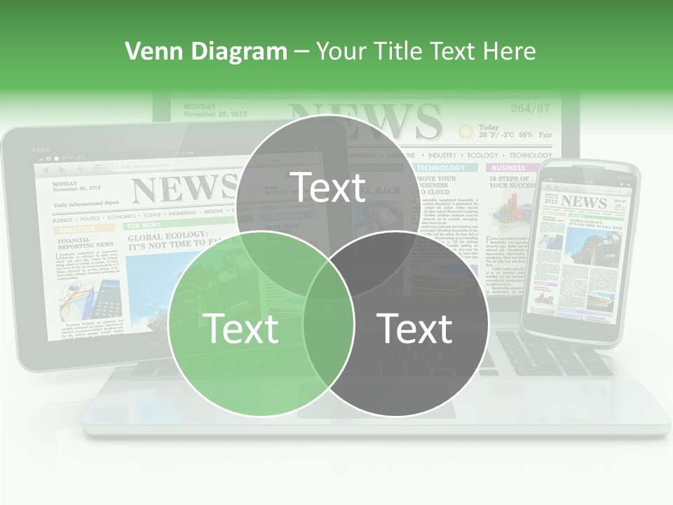 Tablet Digital Data PowerPoint Template