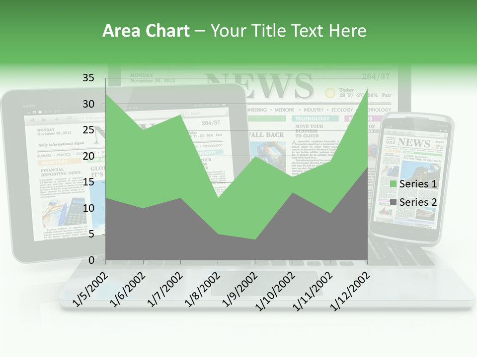 Tablet Digital Data PowerPoint Template