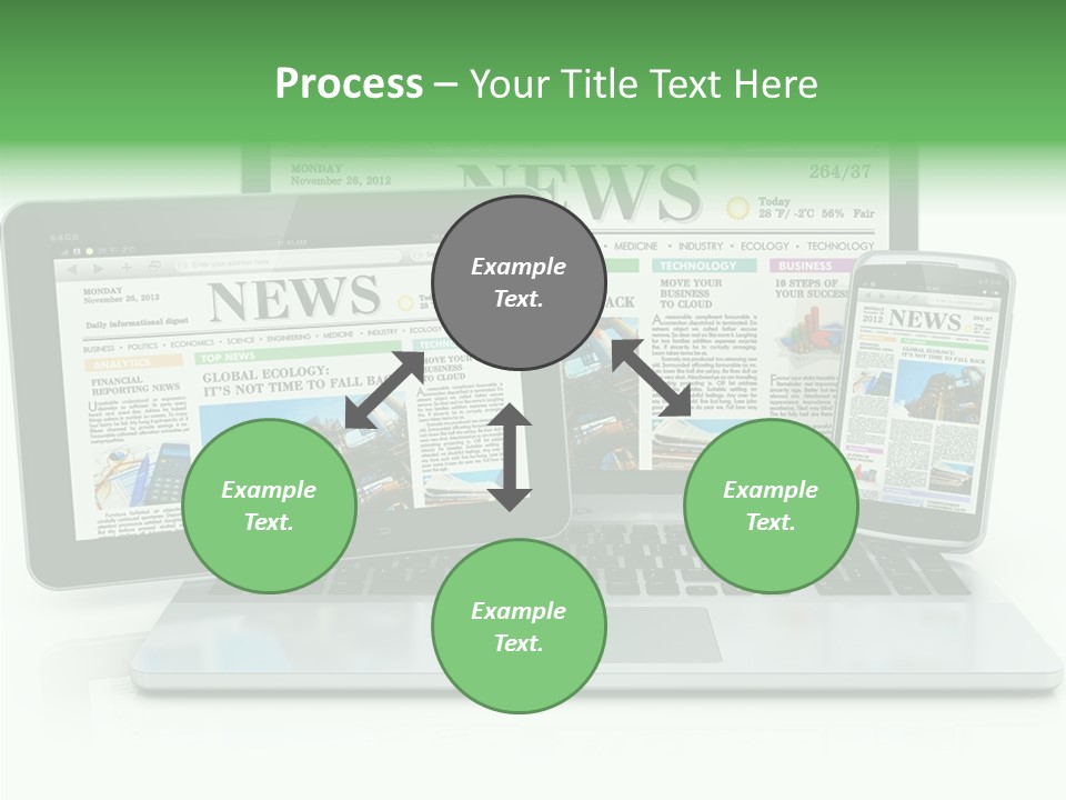 Tablet Digital Data PowerPoint Template