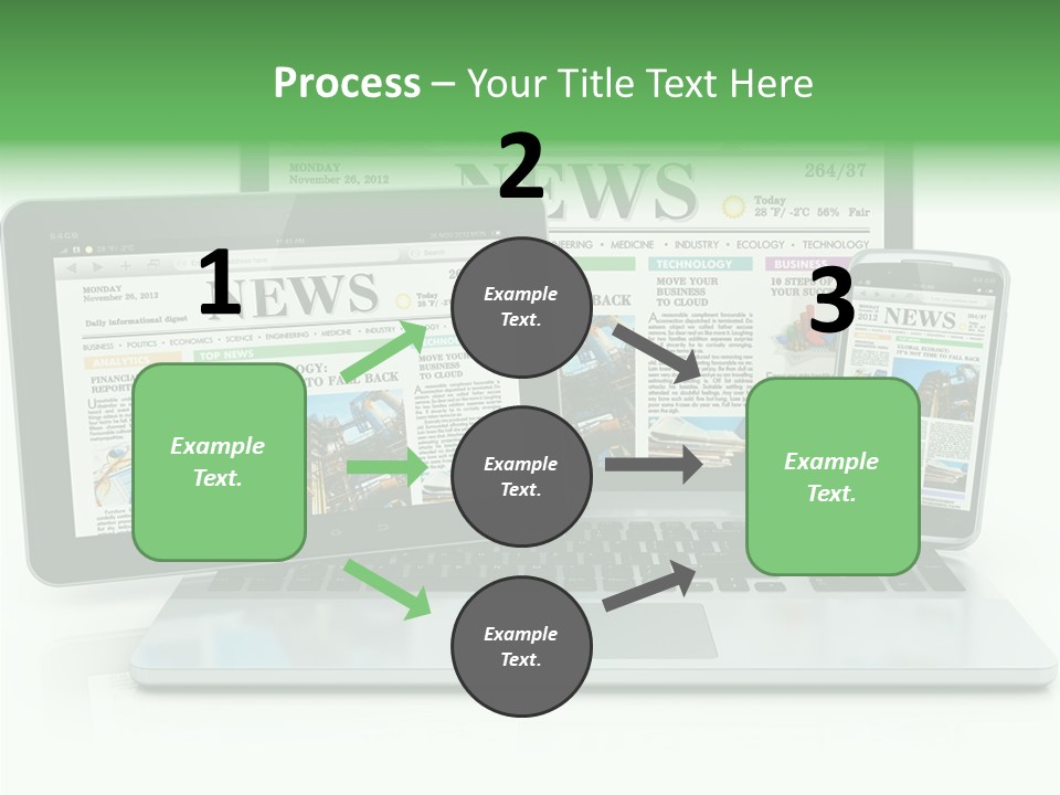 Tablet Digital Data PowerPoint Template