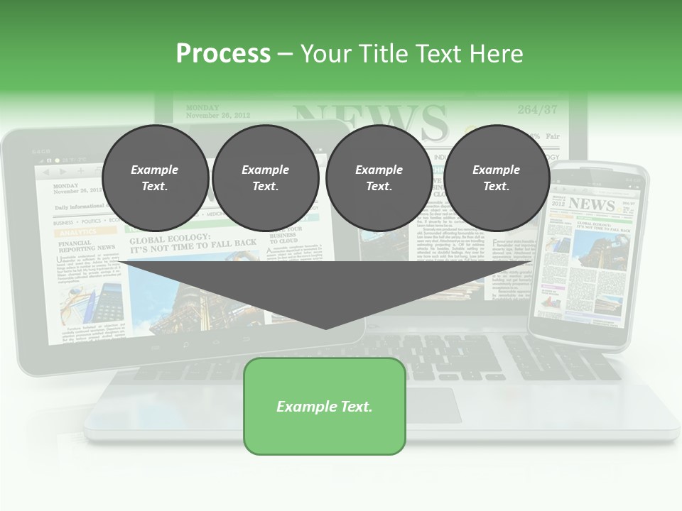 Tablet Digital Data PowerPoint Template