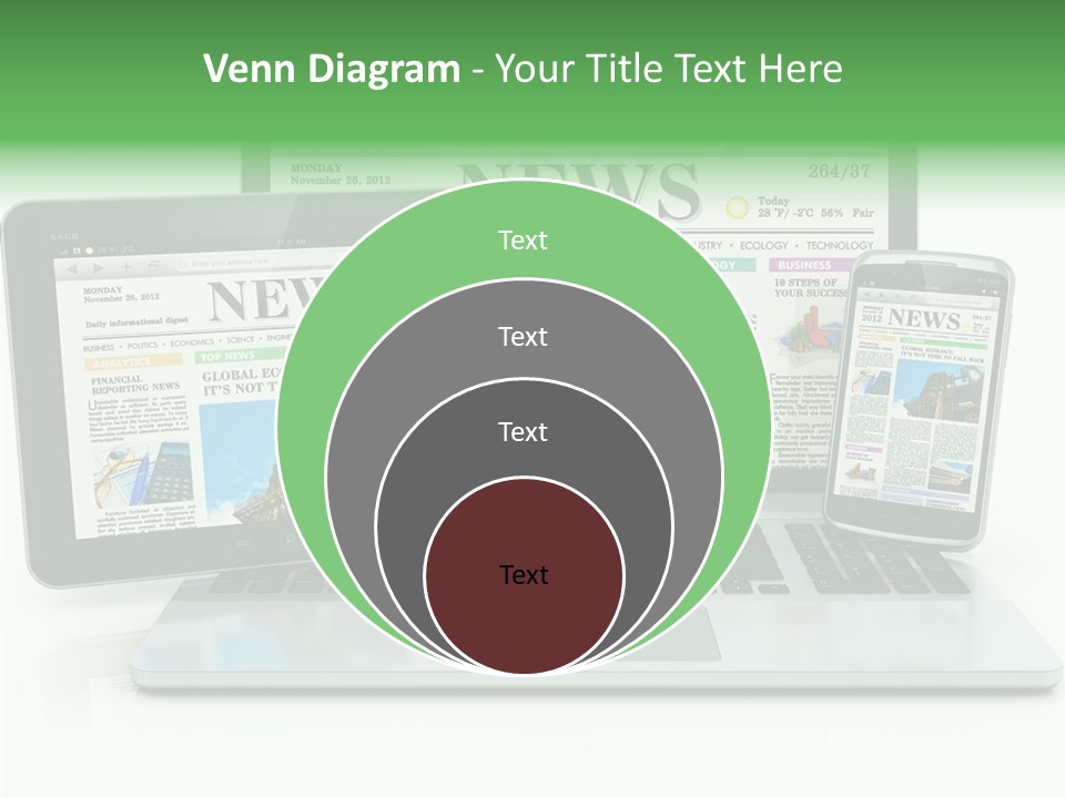 Tablet Digital Data PowerPoint Template