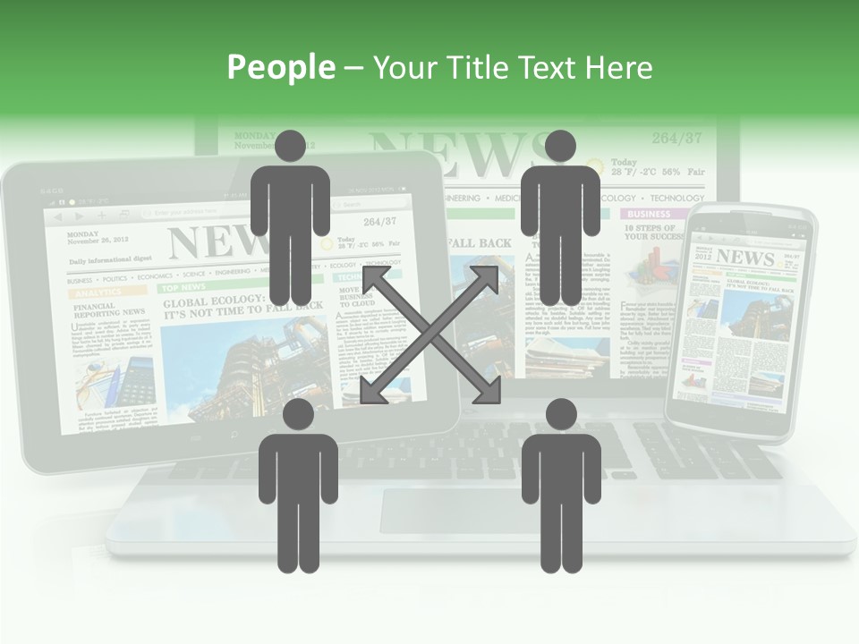 Tablet Digital Data PowerPoint Template