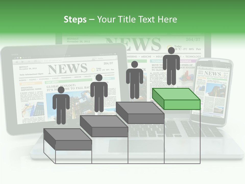 Tablet Digital Data PowerPoint Template