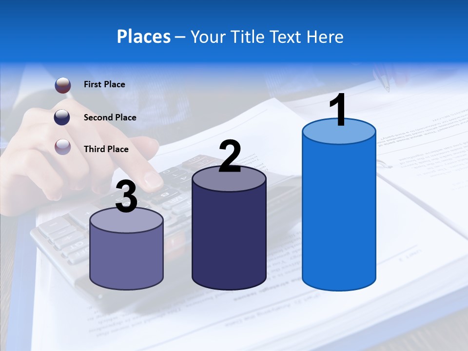 One Desk Employee PowerPoint Template