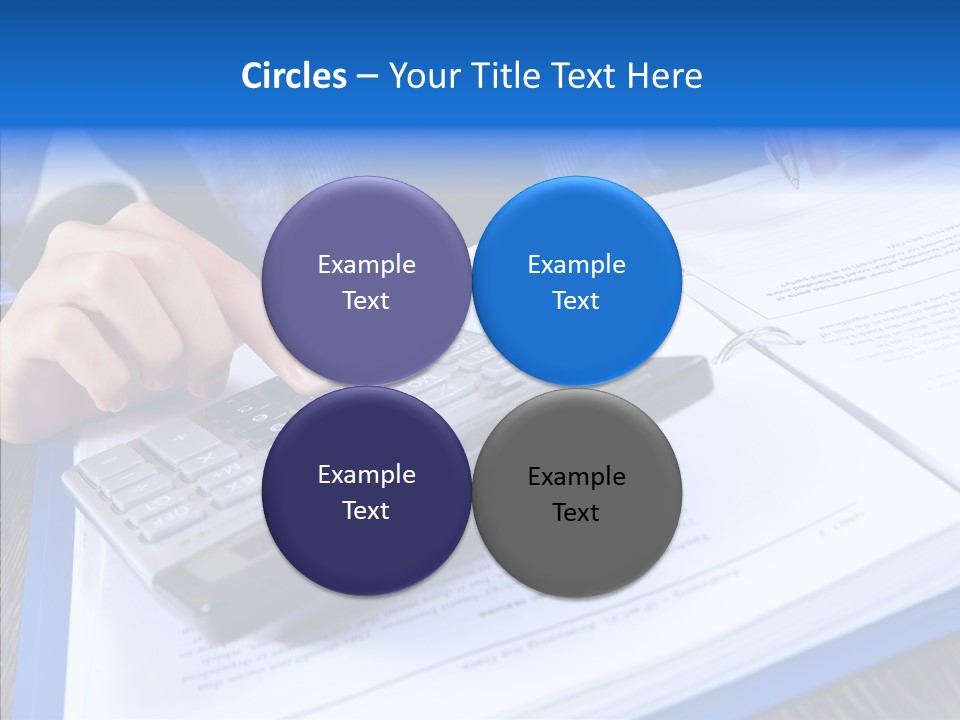One Desk Employee PowerPoint Template
