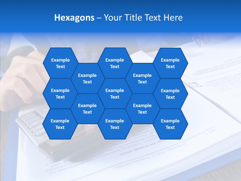 One Desk Employee PowerPoint Template