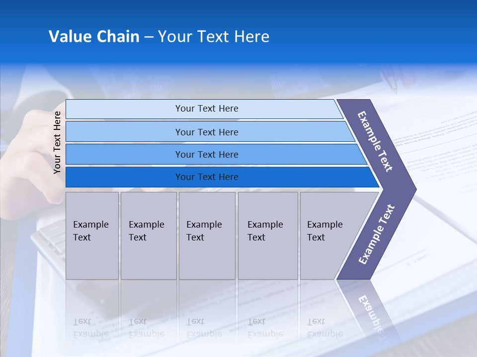 One Desk Employee PowerPoint Template